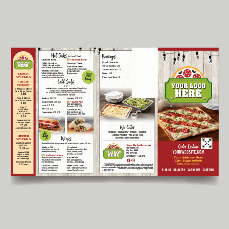 takeout menu
