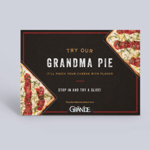 grandma pie window cling