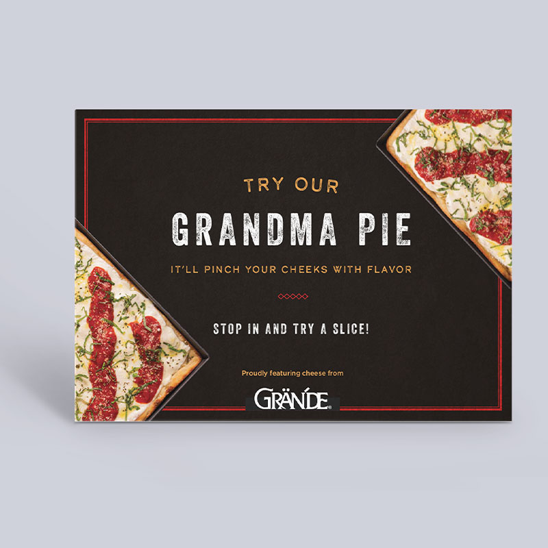 Grandma Pie Window Cling – (18” x 12”)