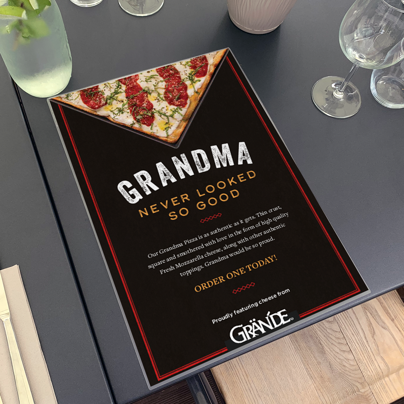 Grandma Pie Menu Inserts (25/pack)