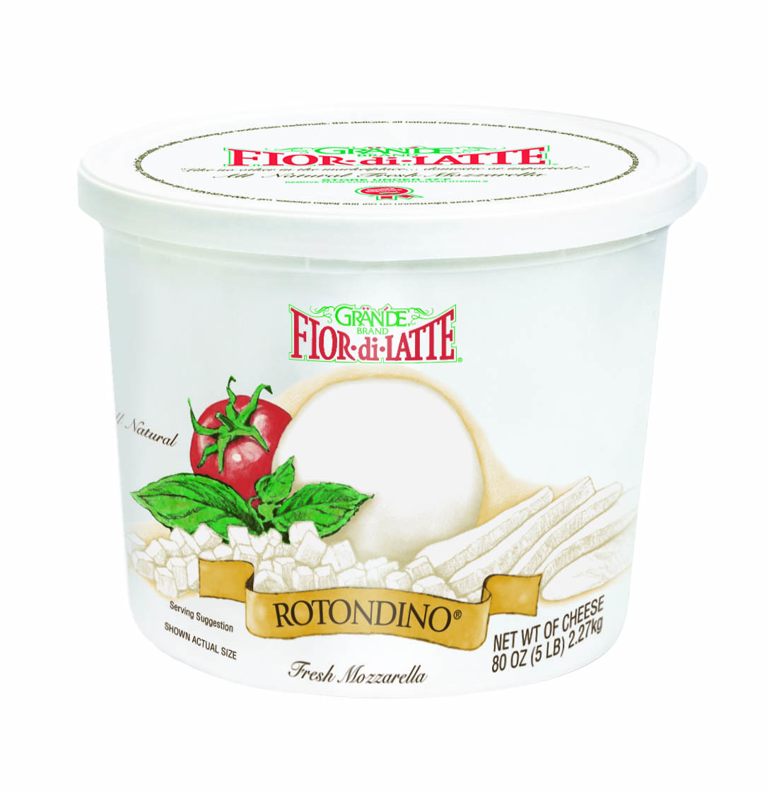 rotondino, mozzarella