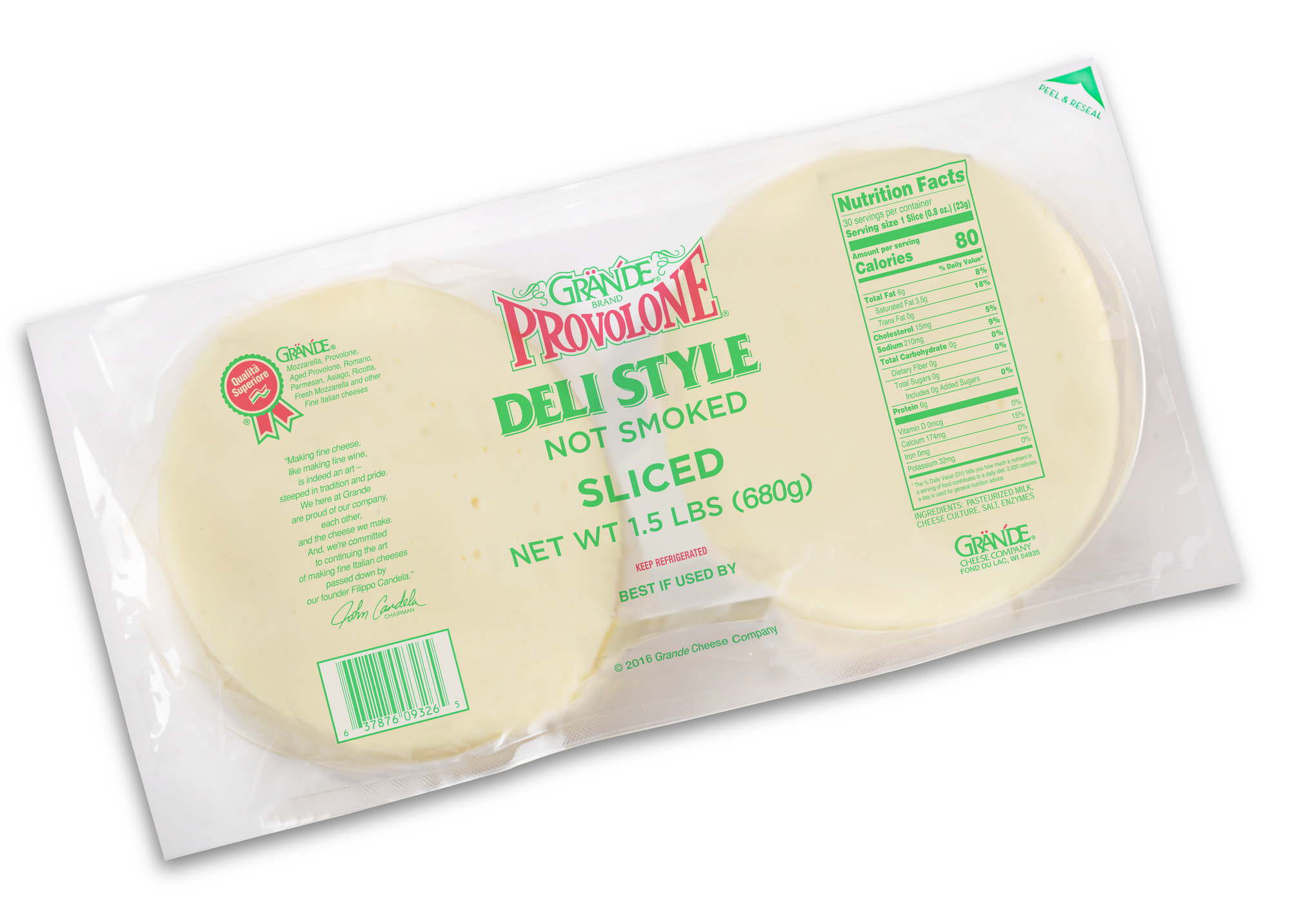 sliced provolone