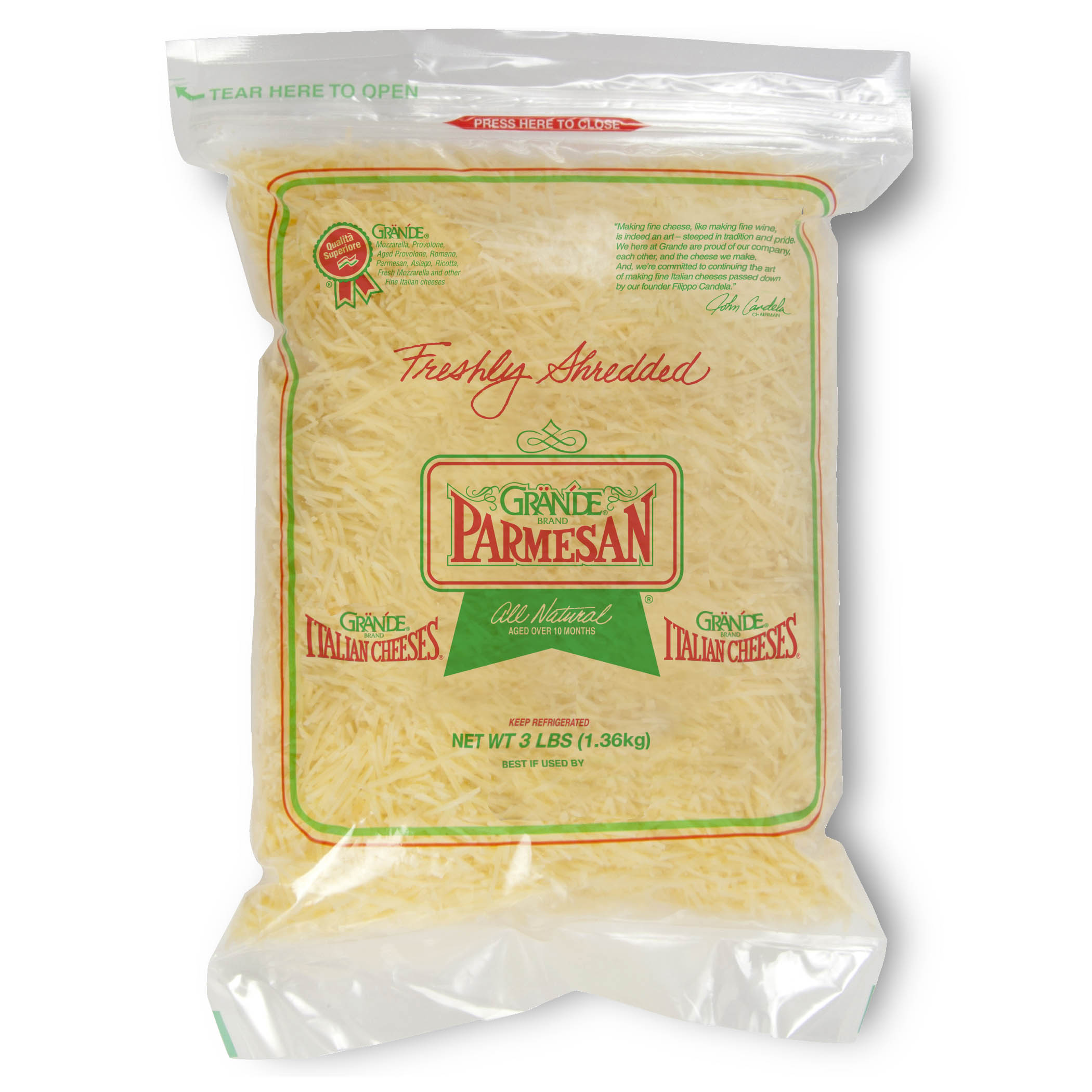 shredded parmesan