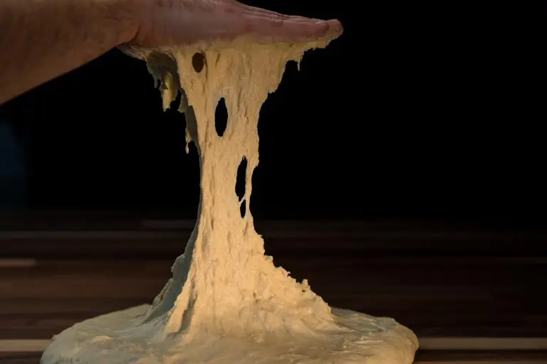 sticky dough
