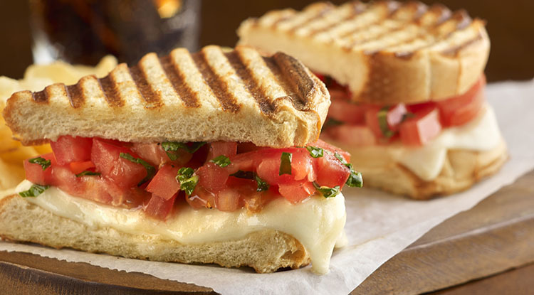 slied on sandwich