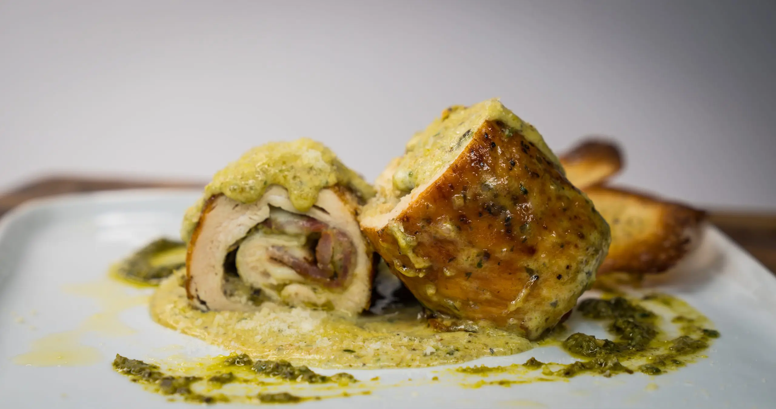 pollo con pesto