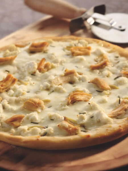 garlic chicken pizza