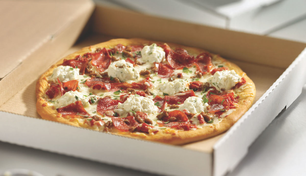four meat pizza