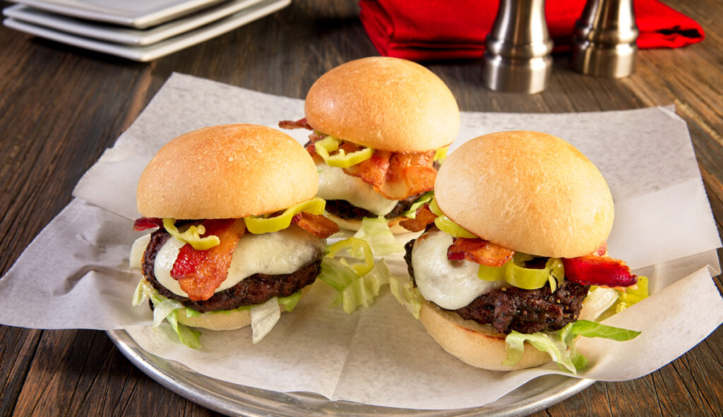 italian slider burgers