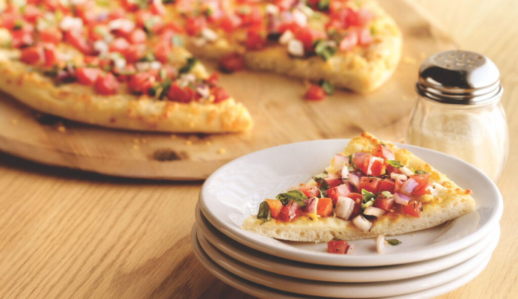 pizza bruschetta