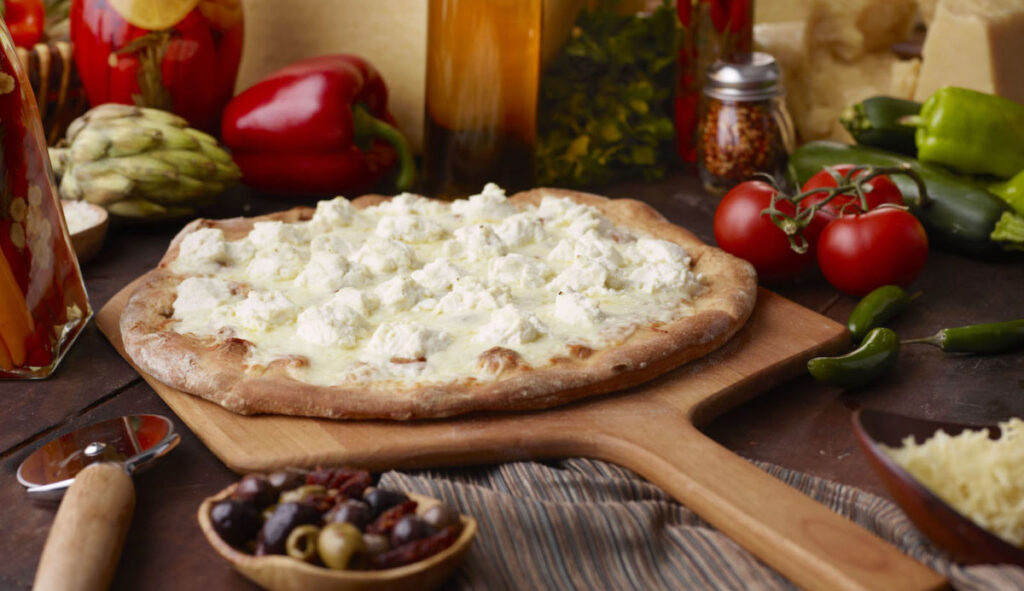 white pie