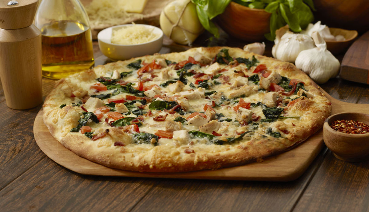 grilled chicken pizza