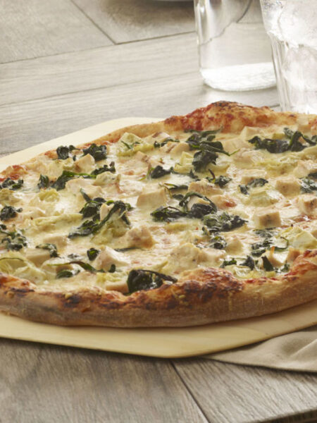 chicken artichoke pizza