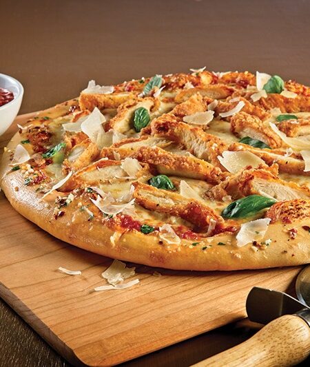 chicken parm pizza