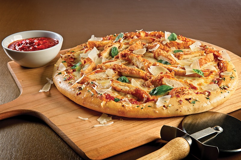 chicken parm pizza