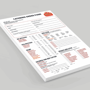 custom catering pad