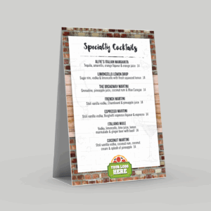 Custom Table Tents