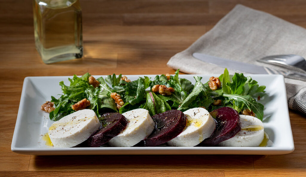ricotta salad, walnut salad