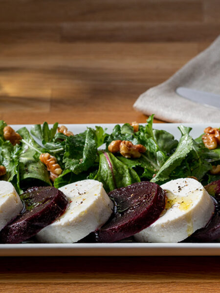 ricotta salad, walnut salad
