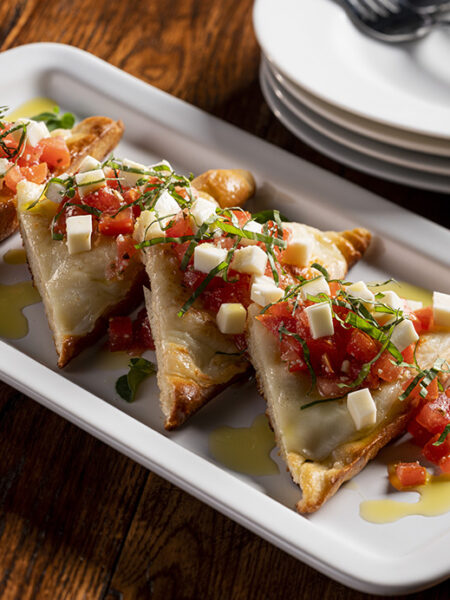 cheesy bruschetta flatbread, flatbread