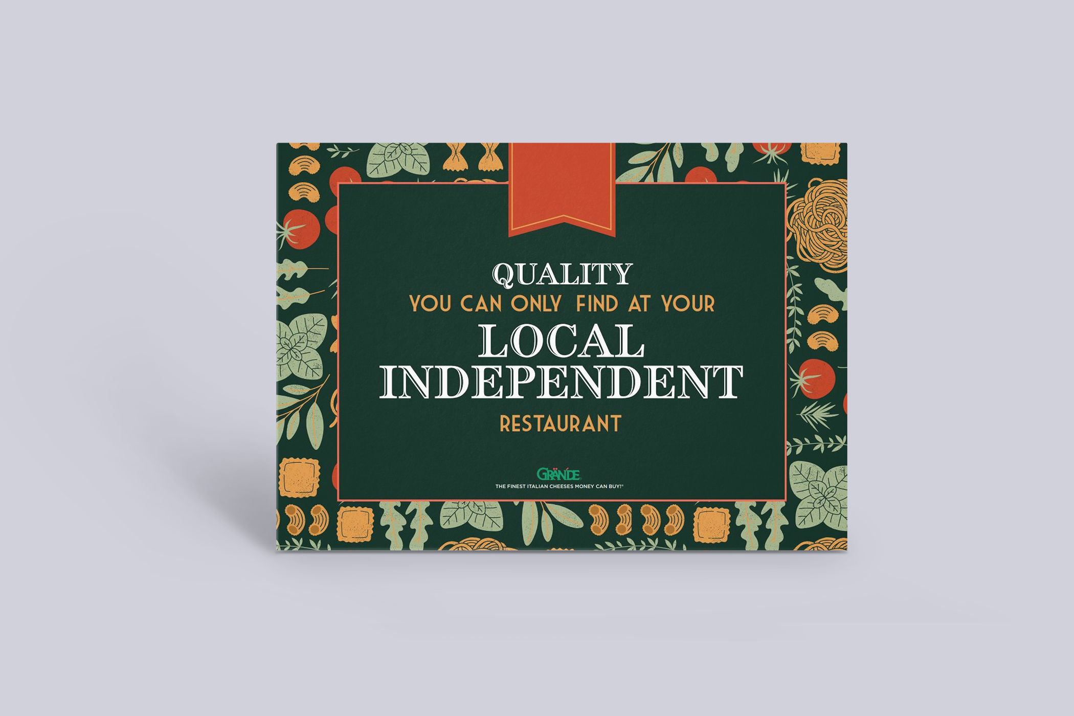 Quality Local Independent Restaurant Window Cling